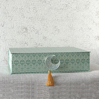 Coffrets Cadeaux Personnalisés Ramadan pour Chocolats et Pâtisseries, Organisateur à Pompons, Emballage de Luxe pour Desserts, Tasses à Café et Mugs en Céramique