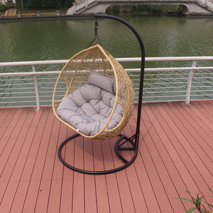 Chine usine confortable extérieur et chambre à coucher chaise longue en métal berceau rotin balançoire style moderne patio balcon chaise longue - Product Image 2