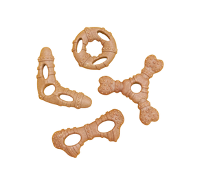 Giocattolo per Cani a Forma di Osso Bastoncino da Masticare Durevole per Pulizia Denti Intrattenimento Autonomo Alleviamento del Noia in Materiale Composito Legno-Plastica - Product Image 5