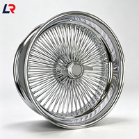 Fabricant de roues à rayons chromées, style concave inversé, entièrement chromées, 16-22 pouces, argentées et dorées