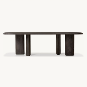 Sassanid OEM <span class=keywords><strong>Ensemble</strong></span> de salon de luxe artisanal <span class=keywords><strong>à</strong></span> profil biologique Table de <span class=keywords><strong>salle</strong></span> <span class=keywords><strong>à</strong></span> <span class=keywords><strong>manger</strong></span> rectangulaire Leon - Product Image 2