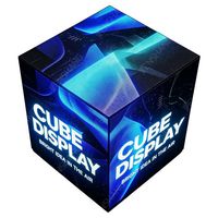 360 °   Pantalla LED Cúbica a Todo Color para Publicidad Comercial |   P3.91 P4.81 Para Exteriores |   Señalización para Tiendas, Alquiler de Exhibidores para Eventos