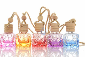 Difusor de aceite esencial, botella de Perfume para coche, ambientador de aromaterapia con tapa de vidrio, regalo promocional, botella de vidrio - Product Image 6