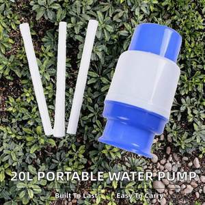 Pompe manuelle portable pour distributeur d'eau froide en plastique de 20 litres (5 gallons) pour usage domestique et en camping-car - Product Image 2