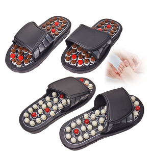 Masajeador de pies para alivio de la fascitis plantar, zapatillas de acupresión, toboganes para hombres y mujeres - Product Image 1