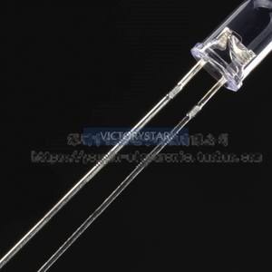 Original Genuine 5mm f5 Straight Insertion Round Head LED beads with white hair red and <strong>re</strong> - Product Image 1