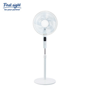 Điện <span class=keywords><strong>16</strong></span>-Inch Bệ Quạt Sàn Với 5 Lưỡi Tốc Độ Cao 220V Alu Động Cơ Cho Phòng Tắm Hoặc Hộ Gia Đình Sử Dụng Màu Trắng Cho Khách Sạn - Product Image 4