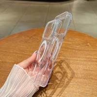 Funda Transparente para Teléfono con Carga Inalámbrica TPU PC para iPhone 17 Pro Max, Funda Magnética Antigolpes para iPhone 12 13 14 15 16 17