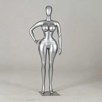 Mannequin en fibre de verre grande taille BBL, modèle de présentation de vêtements pour corps entier