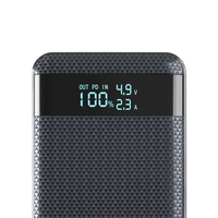 Nuevo Producto 2025, Logotipo OEM, Pantalla LED Digital, Carga Rápida PD18W, QC 3.0, Ultrafino, Portátil, Banco de Energía de Gran Capacidad de 20000mAh