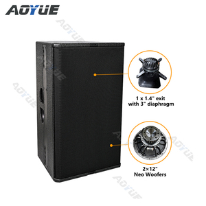 Altavoz compacto de rango completo T-24N Dual de 12 pulgadas, montable en poste o colgante, flexible, potente y portátil para conferencias y escenarios. - Product Image 1