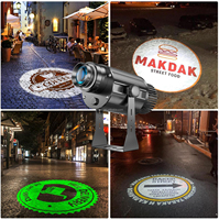 Projecteur LED Gobo 100W, IP65, étanche, lumière publicitaire extérieure, zoom réglable, projection de logo