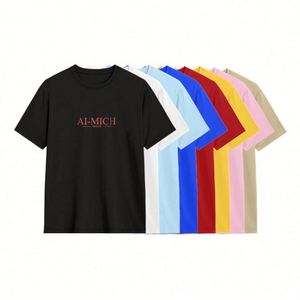 Design Men's 100% Cotton T-Shirts Custom Logo Printed Heavy Weight All Patterns Long Length-Fashionable 200 Gsm 220 Gsm Plain - Product Image 1