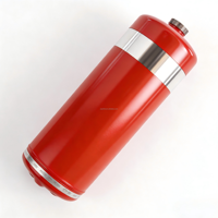 Extincteur portable pour voiture en acier inoxydable CE EN3 2L à poudre sèche, garantie 5 ans, temps de décharge de 15 à 30 secondes pour les incendies