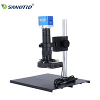 Industrial USB 4K Digital Microscope 100X Magnification Camera for PCB Inspection Soldering Repair Electronics Microscope Lens