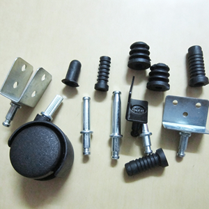 Roulettes de meubles robustes à montage par vis M8 M10, prêtes à l'emploi avec clé hexagonale à torsion directe, tige filetée - Product Image 6