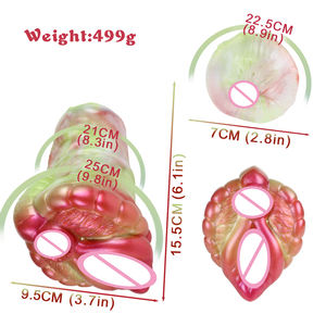 ของเล่นทางเพศ GEEBA แบบสองช่องทางสำหรับผู้ชาย รูปแบบช่องคลอดเสมือนจริง สำหรับผู้ใหญ่ 18+ ใช้งานได้ทุกฟังก์ชั่น ทำจากซิลิโคนนุ่ม สำหรับช่วยในการฝึกการสำเร็จความใคร่ - Product Image 6