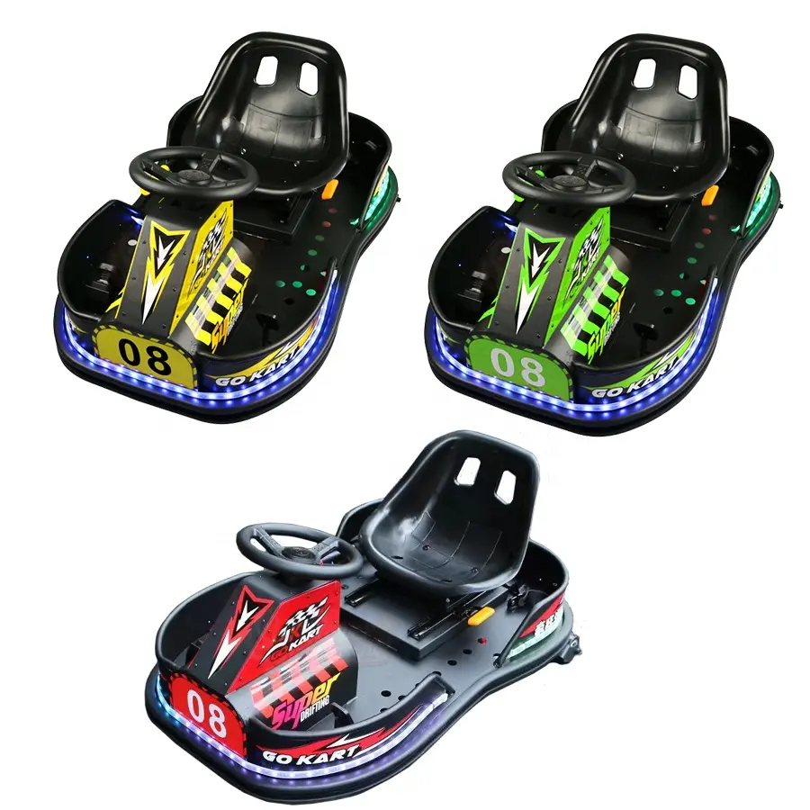 Equipo de entretenimiento para interiores Adulto Nueva batería Spin Drift Racing Kart Máquina de juego Coches de parachoques Go Kart