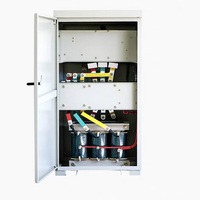 Panneau de commande de compresseur à transformateur automatique triphasé 380V/400V 115KW 242A en acier inoxydable robuste, démarreur autotransformateur IP