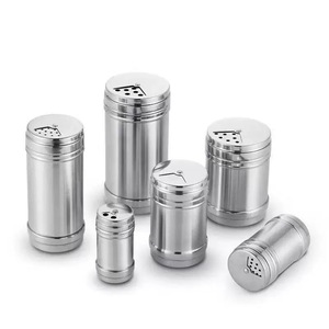 Stainless Steel Seasoning Jar Adjustable Orifice Durable For Kitchen BBQ - Product Image 3