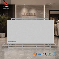 Dalle en pierre frittée Artis Grey sur mesure de 20 mm, 1600x3200 mm, finition polie pour mur de douche
