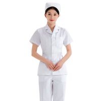 Ensembles séparés d'uniformes d'infirmière - Modèle léger d'été à manches courtes pour femmes, idéal pour les dentistes et les hôpitaux
