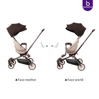 Poussette pour bébé entièrement pliable, portable et facile à embarquer, poussette de voyage légère pour bébé