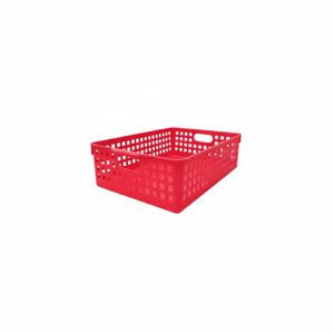 Cesto portaoggetti rosso Inomata B5 - Product Image 1