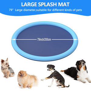 Açık köpek su sıçrama pedi kaymaz köpek yüzme havuzu Puppies & yetişkin Canines için dayanıklı Pet oyuncak - Product Image 2