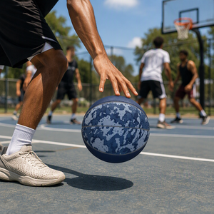 Basketball <span class=keywords><strong>NBA</strong></span> TEAM TIEDYE Memphis Grizzlies WTB1500XBM Taille 7 / environ Diamètre 24,5 cm Bleu clair - Product Image 4