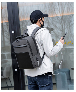 Custom Custom Logo Oem Business Usb <b>Men</b> Waterproof School <b>Bags</b> <b>Laptop</b> Backpack Backpack - Product Image 3