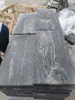 Granit gris ondulé personnalisé, granit gris naturel avec des veines noires et des veines blanches, carreaux muraux et de sol en granit gris