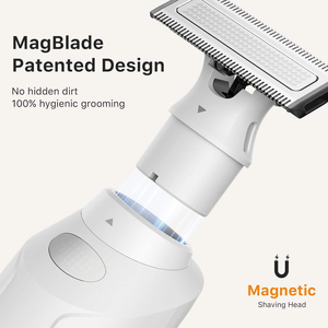 Tondeuse à poils corporels Manscape H6 One MagBlade Pro - Étanche IPX7 - Utilisation humide et sèche - Convient pour le rasage du corps entier - Blanc - Product Image 3