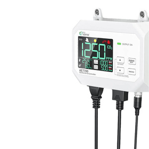 Détecteur de CO2 Azovites Ae7700, résolution 0-9999ppm, 1ppm, 24v, pour serre et système d'air frais - Product Image 2