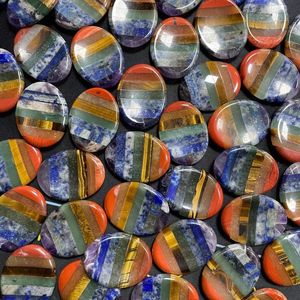 التجارة التأمين 6 أنماط الطبيعي حجر الطاقة الكريستال الشفاء 7 شاكرا الأحجار الديكور - Product Image 4