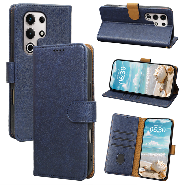 Wholesale Mobile Phone Case for Infinix Itel S24 P65 A80 S25 Ultra Factory Power 70 4G PU Leather Folio Wallet Flip Book Cover