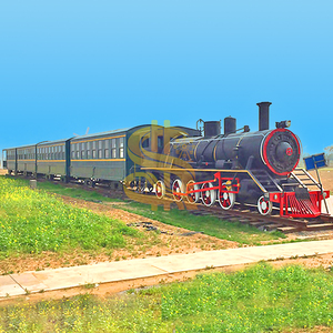 Train électrique sans rails en forme de dragon pour parc d'attractions, zone de jeux pour enfants, design imaginatif, couleurs vives, convivial - Product Image 3