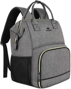 Sac à dos isotherme d'école de conception de Matein de Logo de couleur faite sur commande populaire avec la boîte à déjeuner pour le sac à dos de Charge d'ordinateur portable de lycée