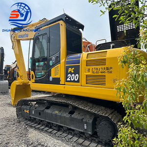 รถขุดโคมัตสึ PC200 ขนาด 20 ตัน มือสอง ปี 2023 เครื่องยนต์ 110 กิโลวัตต์ เครื่องจักรขุดไฮดรอลิกขนาดกลาง พร้อมบุ้งกี๋ - Product Image 2