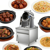 Wok Bermotor Daya Tinggi 5000W dengan Kumparan Tembaga Murni untuk Peralatan Memasak Katering Komersial dengan Kapasitas 3.5kg/jam