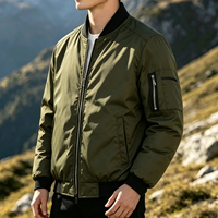 Blouson Bomber Décontracté Homme en Patchwork Respirant Coupe-Vent à Col Montant avec Fermeture Éclair Style Streetwear Vente en Gros Service OEM