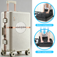 Valise trolley durable et résistante aux rayures, nouvelle collection 2026, en PC, avec serrure à code antivol, pour personnalisation OEM de marque