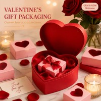Boîte cadeau personnalisée pour la Saint-Valentin avec couvercle à nœud, découpe laser en forme de cœur, feuille d'or rose, boîte à bonbons rigide OEM ODM vente en gros