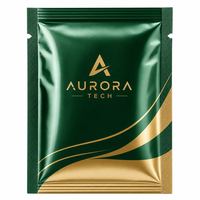 Emballage en sachet plastique imprimé sur mesure, petits sachets d'échantillons, qualité alimentaire, sachet plat à trois soudures latérales
