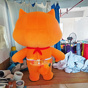 Mascota <span class=keywords><strong>Shiba</strong></span> Inu de dibujos animados inflable personalizada de disfrute con Coloretes de mejillas distintivos, ideal para marketing de marca y fiestas - Product Image 4