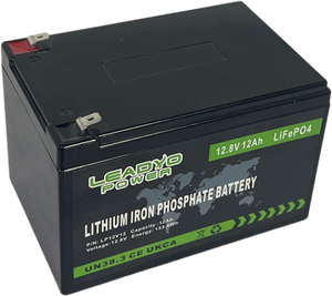 Baterai skuter mobilitas 12V 50ah, baterai pengganti kursi roda baterai lithium LiFePO4 12V 24V 10ah 20ah 36ah 50ah - Product Image 5