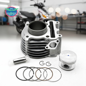 อะไหล่เครื่องยนต์ HAOGANG BWS125 MIO/<span class=keywords><strong>NOUVO</strong></span> 5ML20 52.4 มม. 124 ซีซี คุณภาพระดับ OEM กระบอกสูบอะลูมิเนียมสำหรับรถแข่ง ชุดข้อเหวี่ยงมอเตอร์ไซค์ - Product Image 6