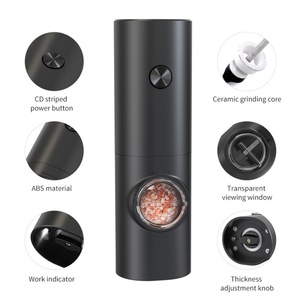 KLT Salt <b>Grinder</b> Manufacturers Automatic <b>Pepper</b> <b>Grinder</b> Plastic <b>Pepper</b> Mill Electric <b>Pepper</b> <b>Grinder</b> - Product Image 2
