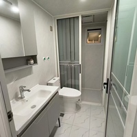 Maison préfabriquée légère, coupe-vent et extensible, certifiée CE, pour usage en chambre d'isolement ou clinique mobile (vente en gros)