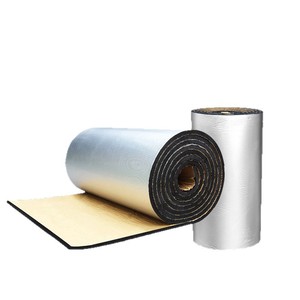 Rouleau de coton insonorisant automobile avec support adhésif en caoutchouc plastique pour isolation thermique du compartiment moteur et réduction du bruit - Product Image 1